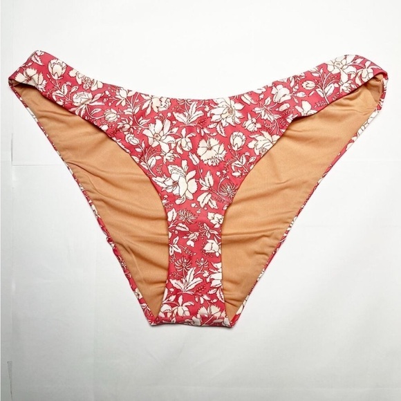 NEW J. Crew Curved-waist cheeky bikini bottom in tossed floral Size M - Picture 2 of 14
